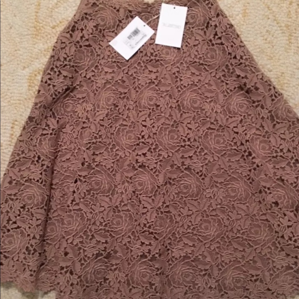 Valentino Embroidered Lace Floral Skirt Sz 4 NWT